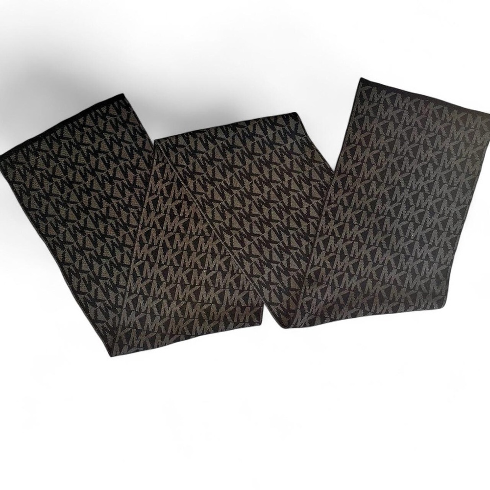 Michael Kors Monogram Black and Grey Scarf